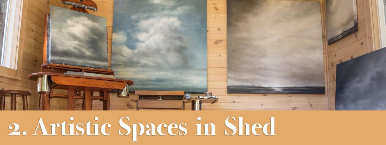 art studio in a storage shed pa 1