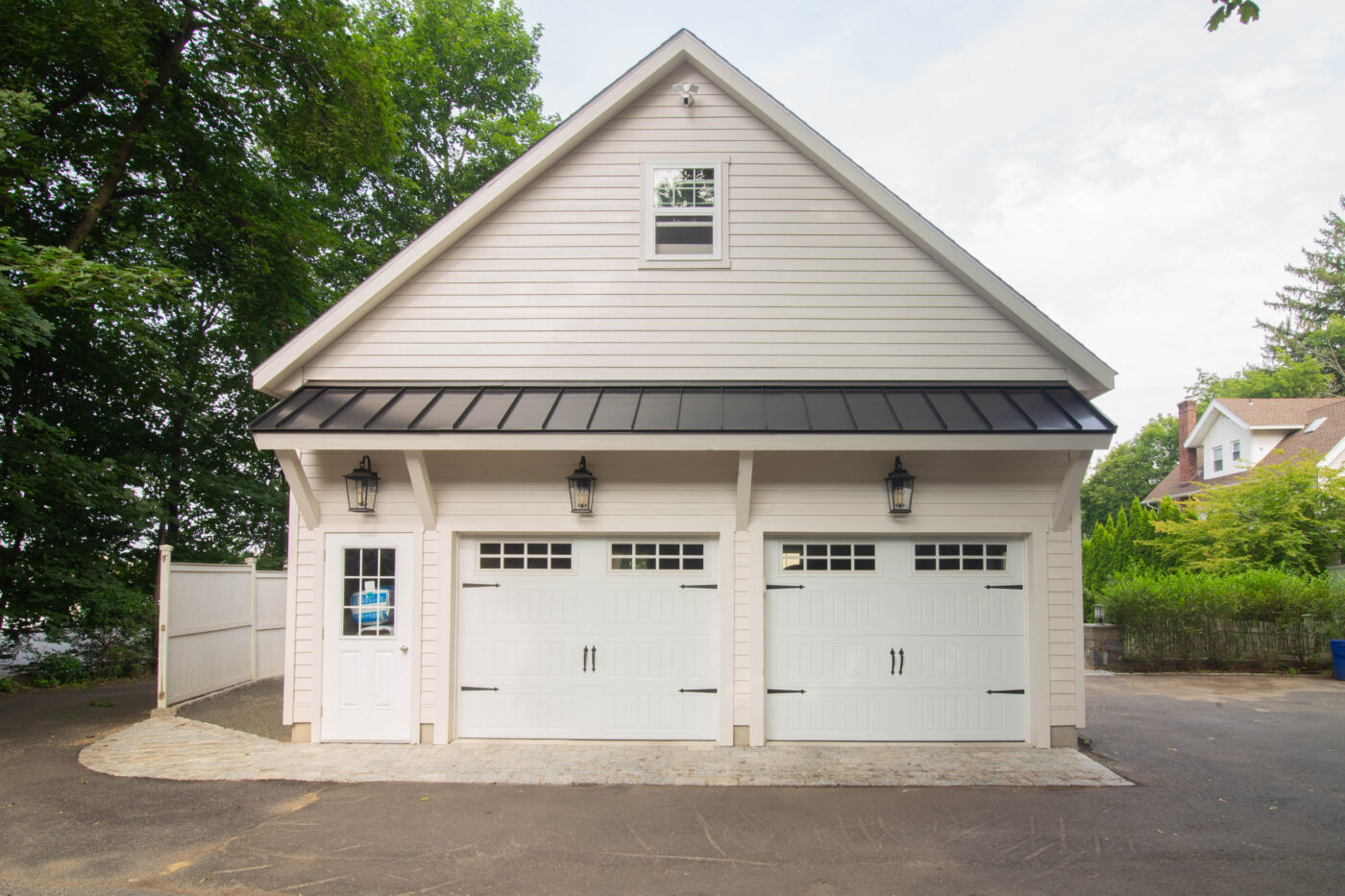 An attic garage for sale from Sheds Unlimited