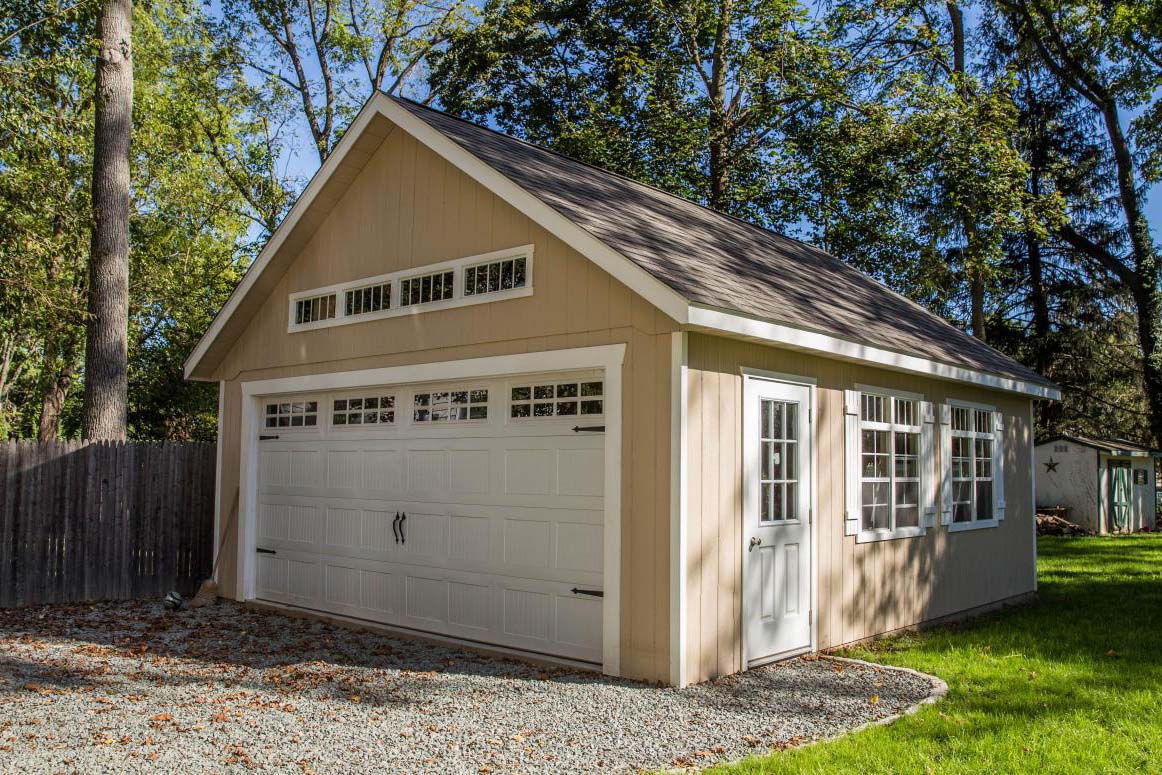 attic workshop two car garages