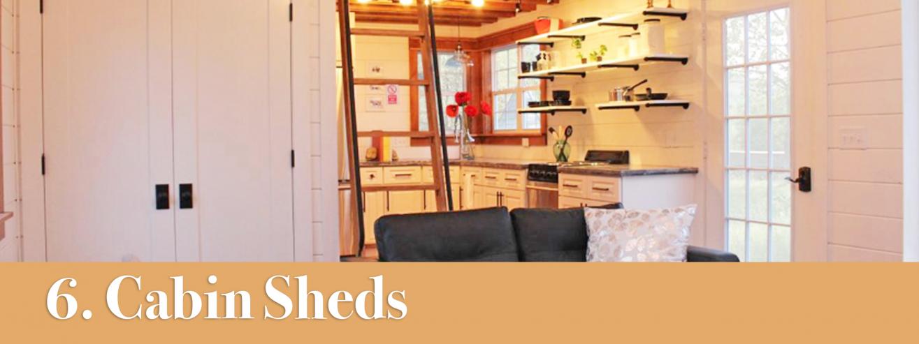 cabin storage shed ideas