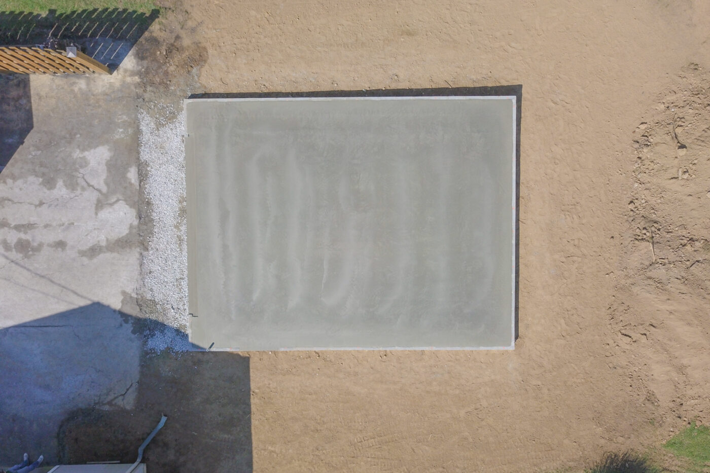 concrete pad by site preparations