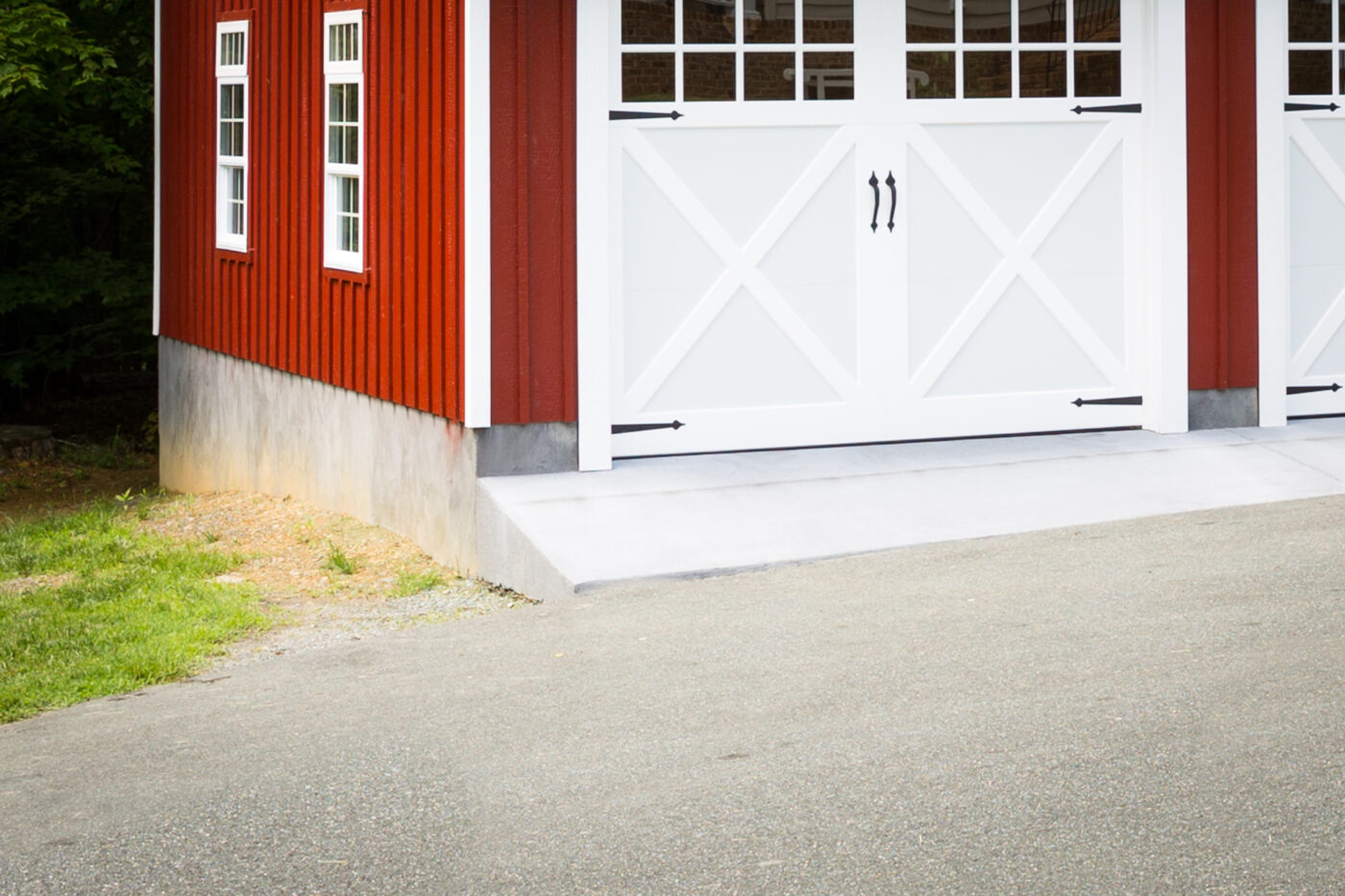 installation on concrete pad by Sheds Unlimited