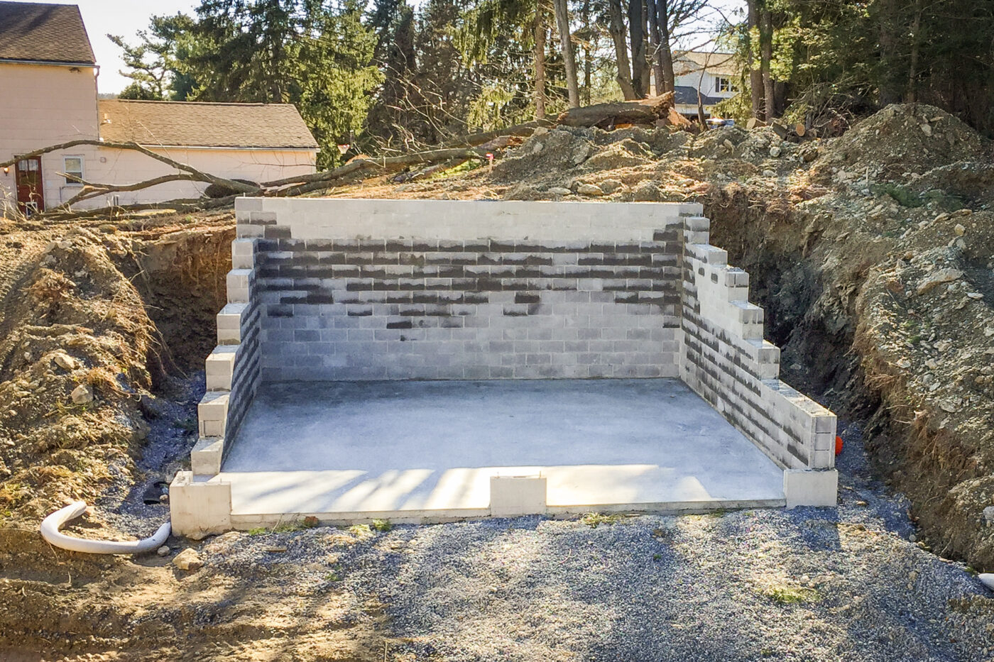 concrete pad by site preparations