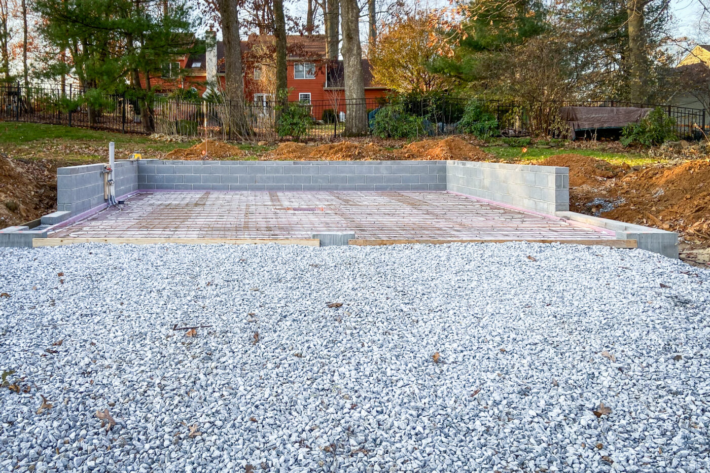 concrete pad by site preparations