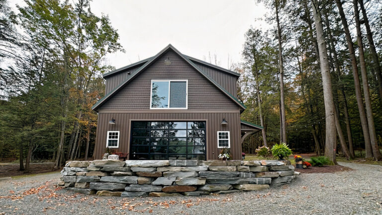 A prefab garage in brackney, pa