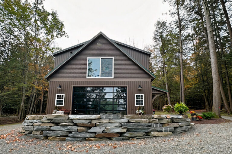 A prefab garage in brackney, pa