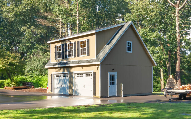 A Legacy garage for sale from Sheds Unlimited