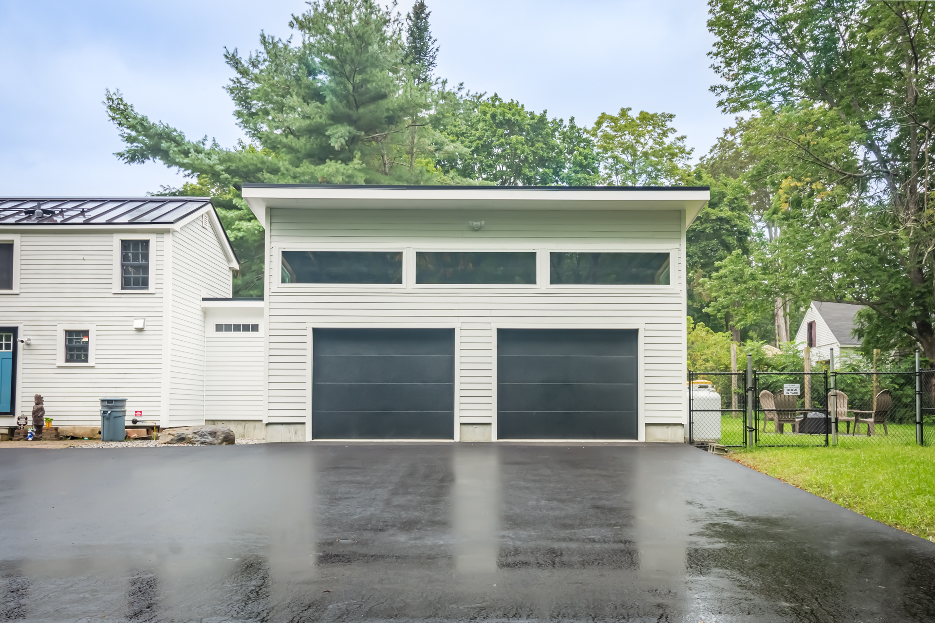 modern 2 car garage 2