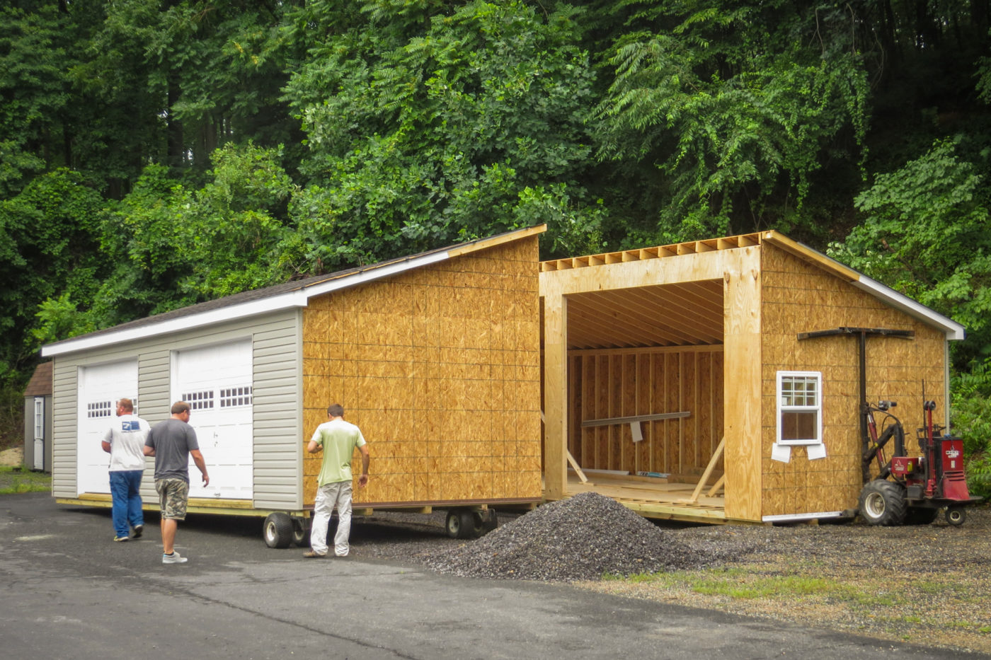 A modular garage for sale from Sheds Unlimited