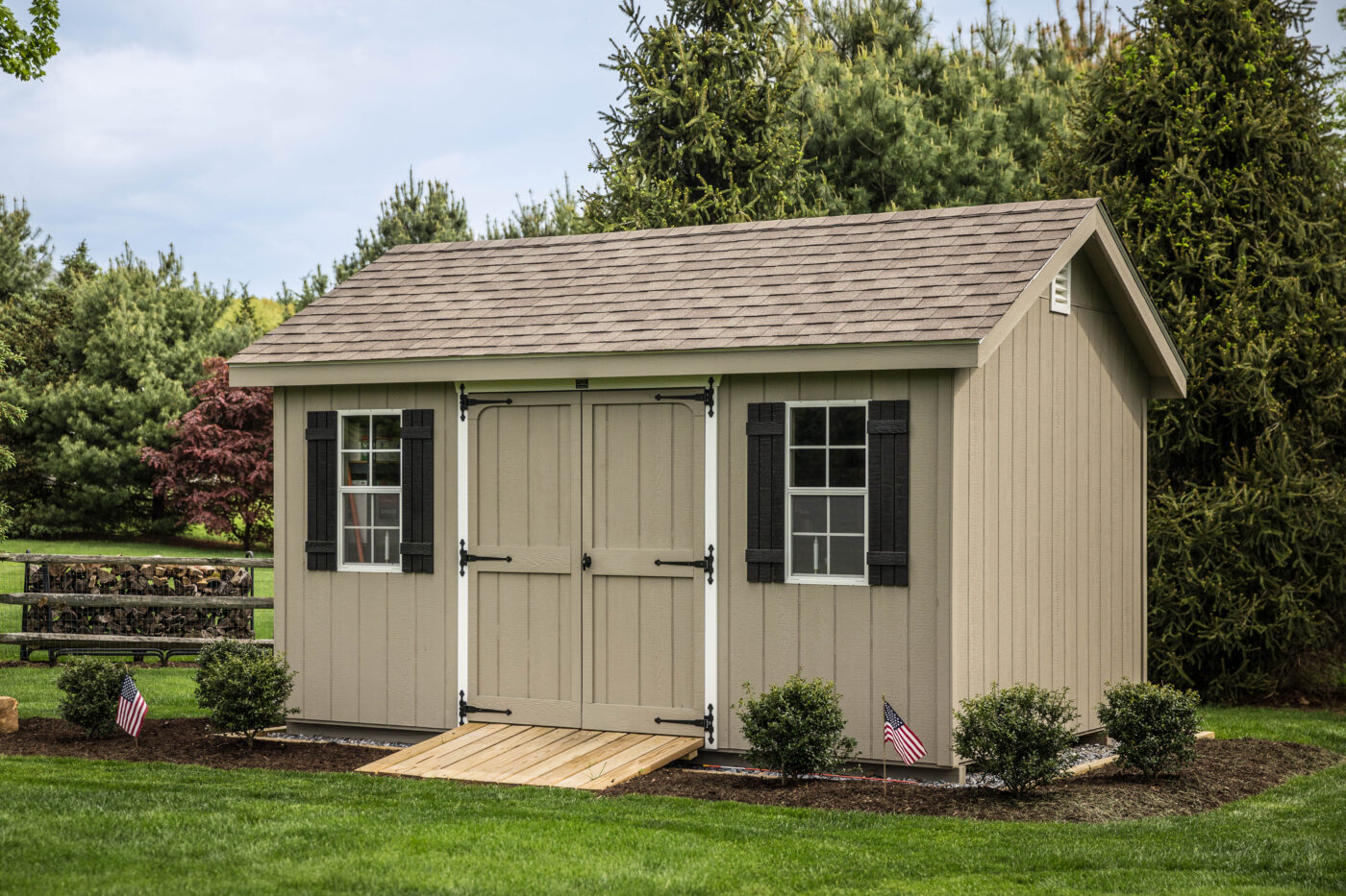 A shed kit from Sheds Unlimited's Classic collection