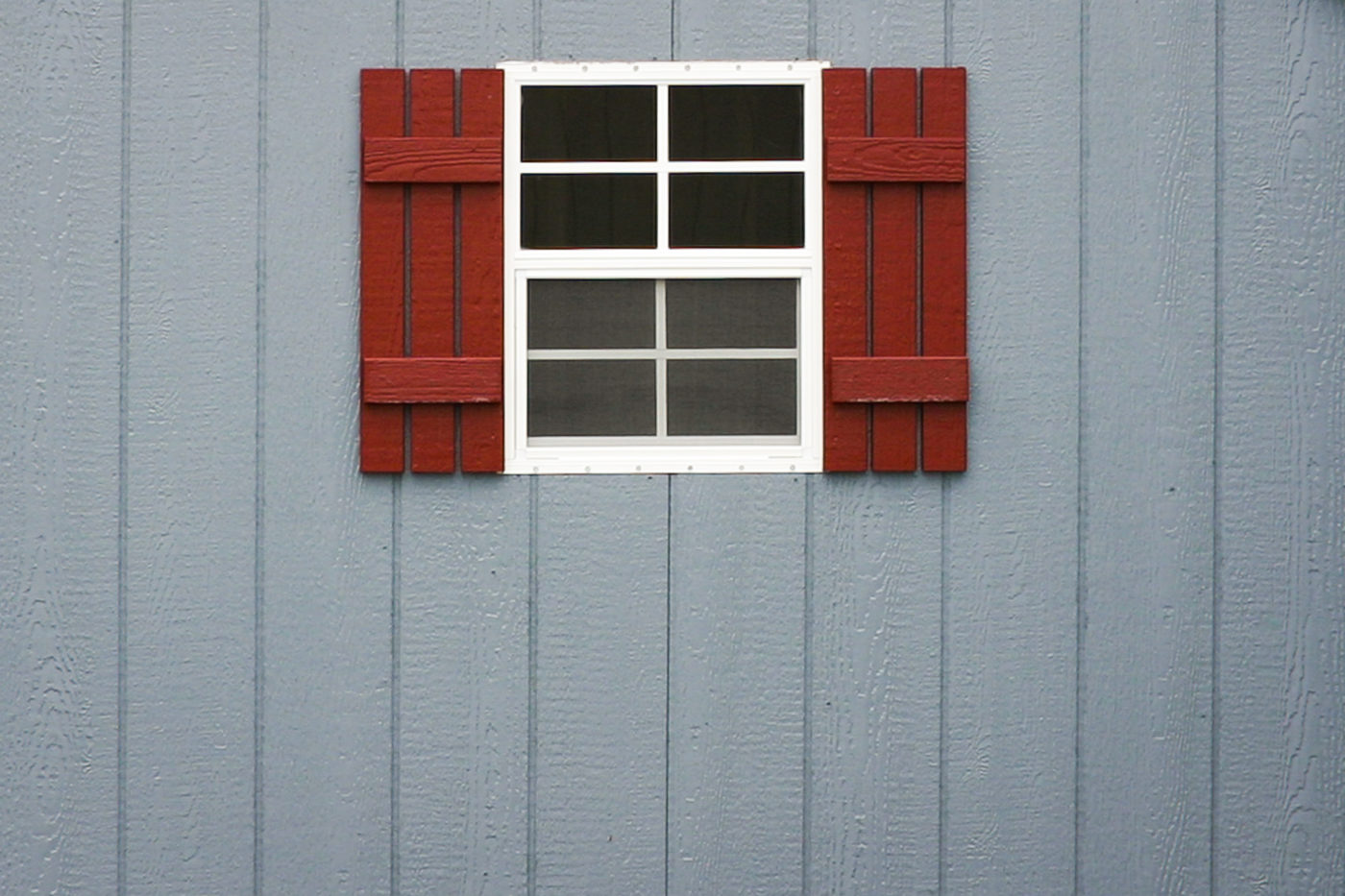 Shed kit wooden siding