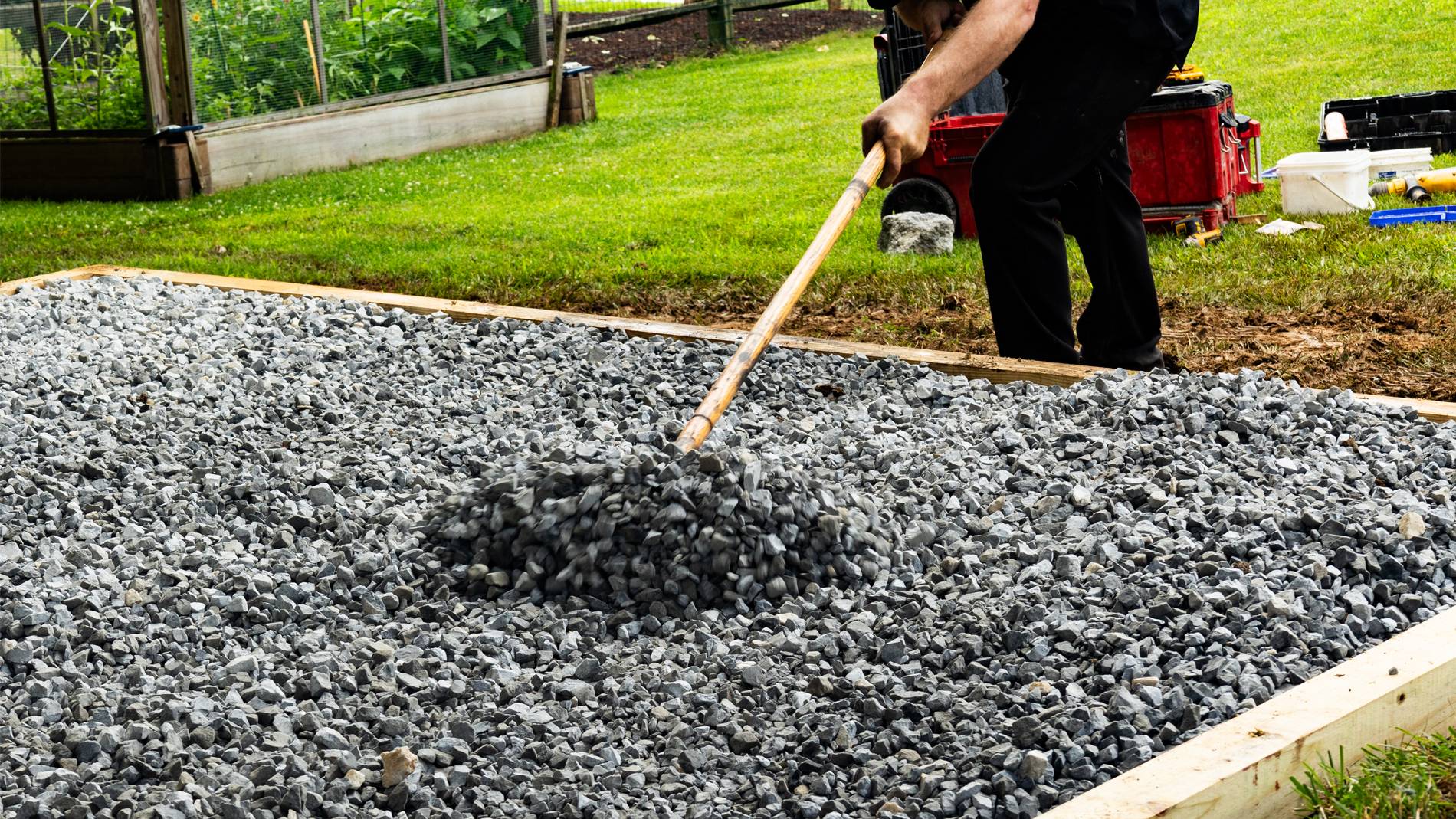 Stone Pad Installation