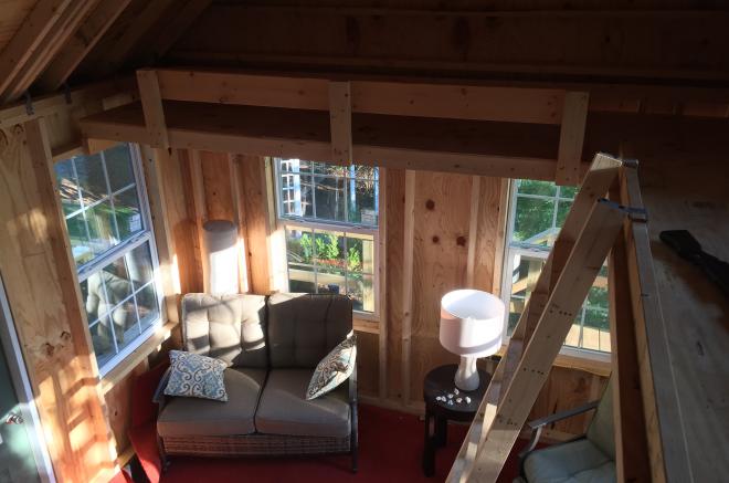 treehouse storage shed