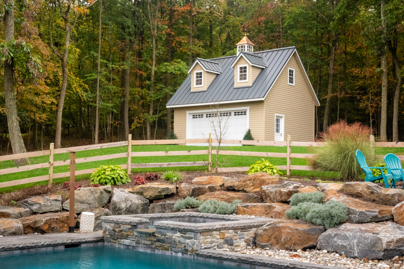 A two-car garage for sale from Sheds Unlimited