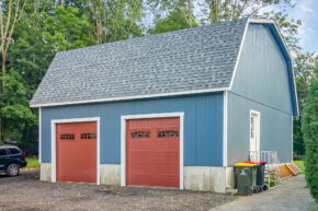 two story car garage pa