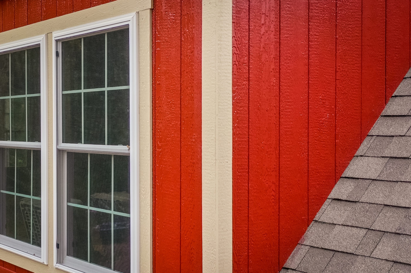 A wooden garage for sale from Sheds Unlimited