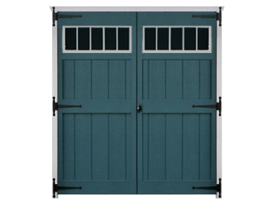 classic 5 foot door with transom for sheds garages
