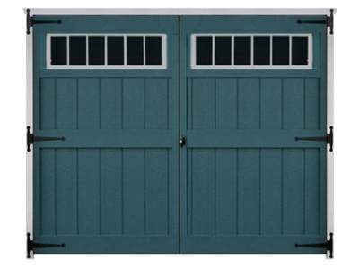 classic 7 foot door with transom for sheds garages