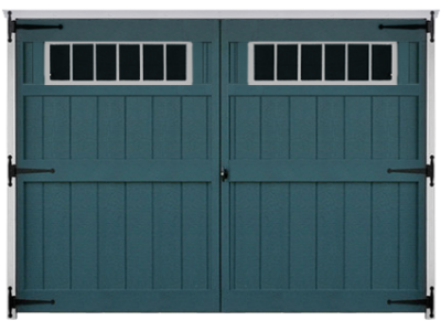 classic 8 foot door with transom for sheds garages