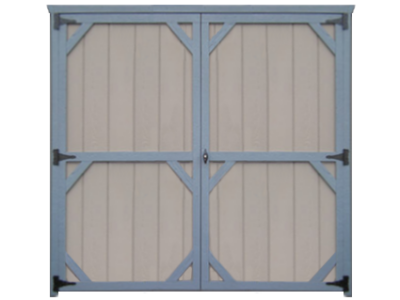 colonial 6 ft double door for sheds