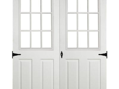 fiberglass slab 9 lite 4ft 6in double door for sheds