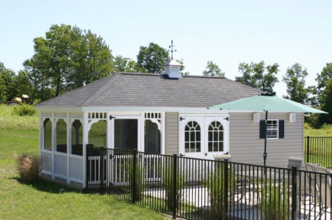 poolhouse cabana sheds