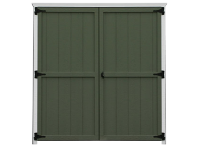 standard 6 foot double door for sheds garages