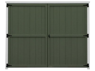 standard 8 foot double door for sheds garages