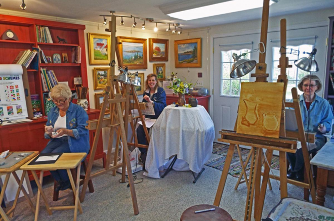 storage shed studio for art