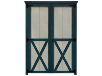 traditional 4 foot double door for sheds garages